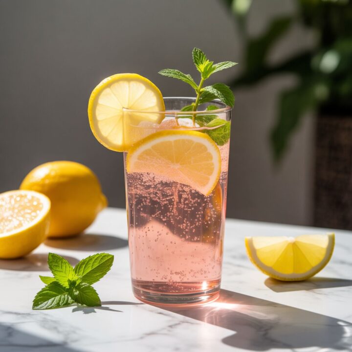 Pink Himalayan Salt Electrolyte Drink Hot Weather