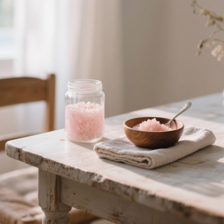 Pink Himalayan salt water brine recipe for wellness.