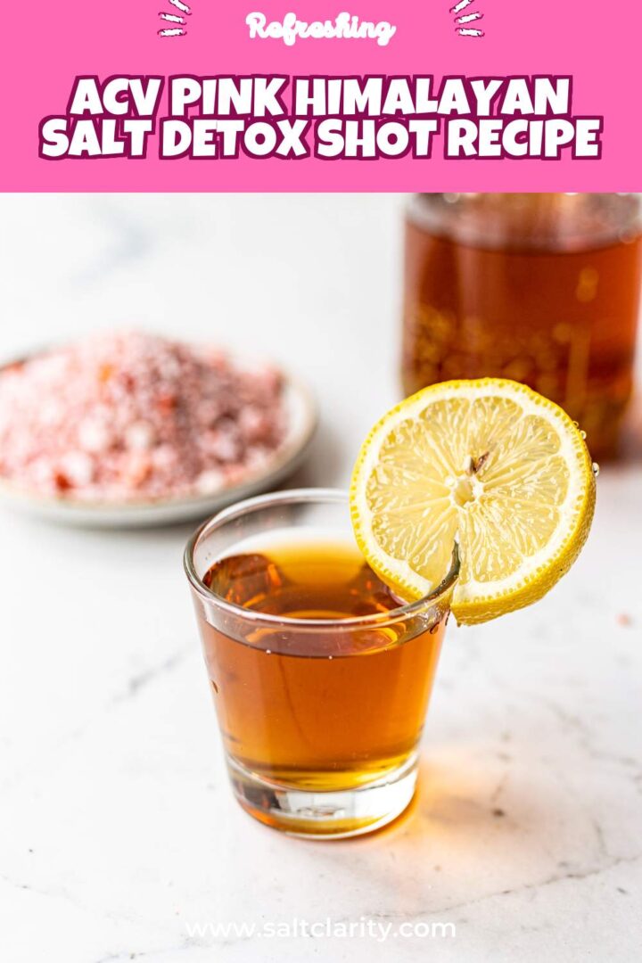 Storage and leftovers for Acv Pink Himalayan Salt Detox Shot Recipe