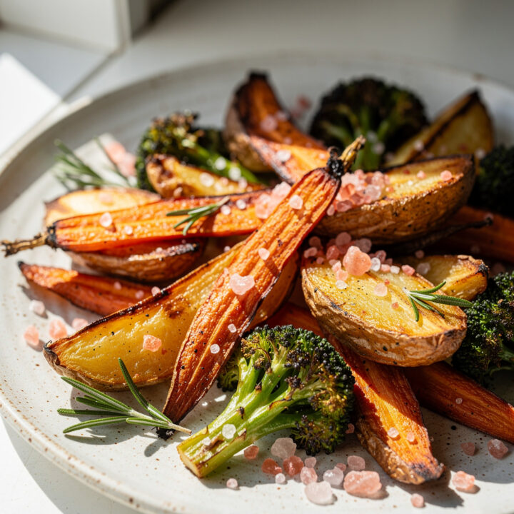 Recipe variations for Crispy Roasted Vegetables With Pink Salt