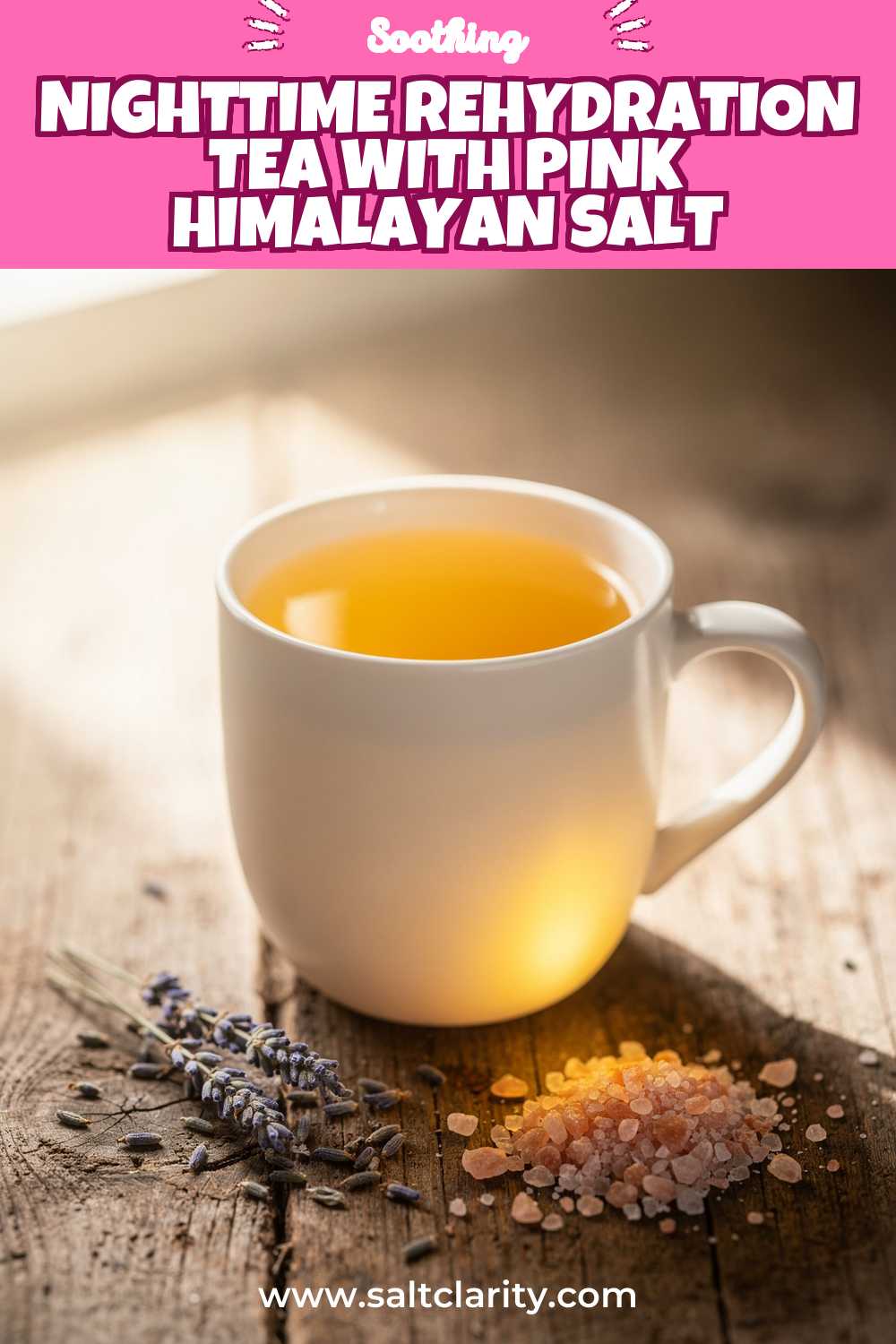 Storage and leftovers for Nighttime Rehydration Tea With Pink Himalayan Salt