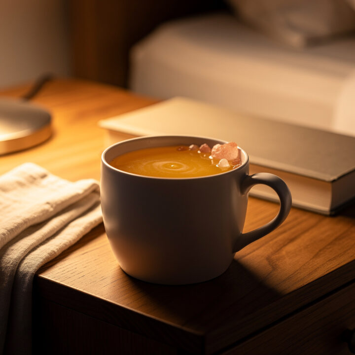 Ingredients for Nighttime Rehydration Tea With Pink Himalayan Salt