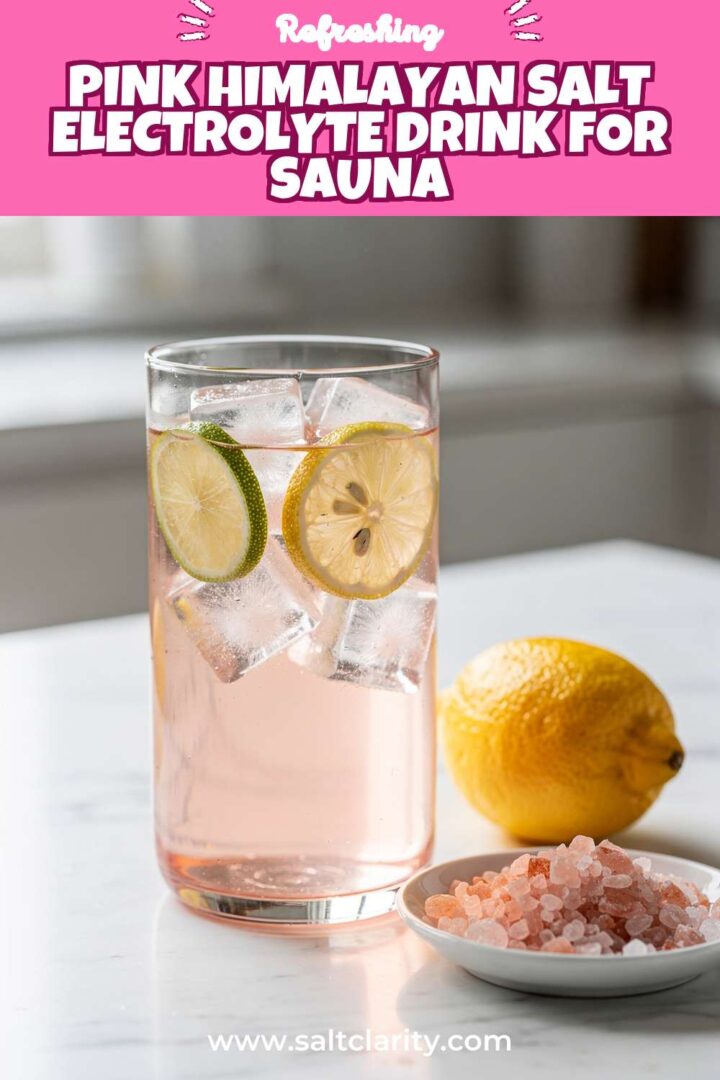 Storage and leftovers for Pink Himalayan Salt Electrolyte Drink For Sauna
