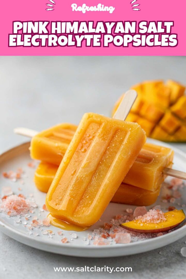 Storage and leftovers for Pink Himalayan Salt Electrolyte Popsicles