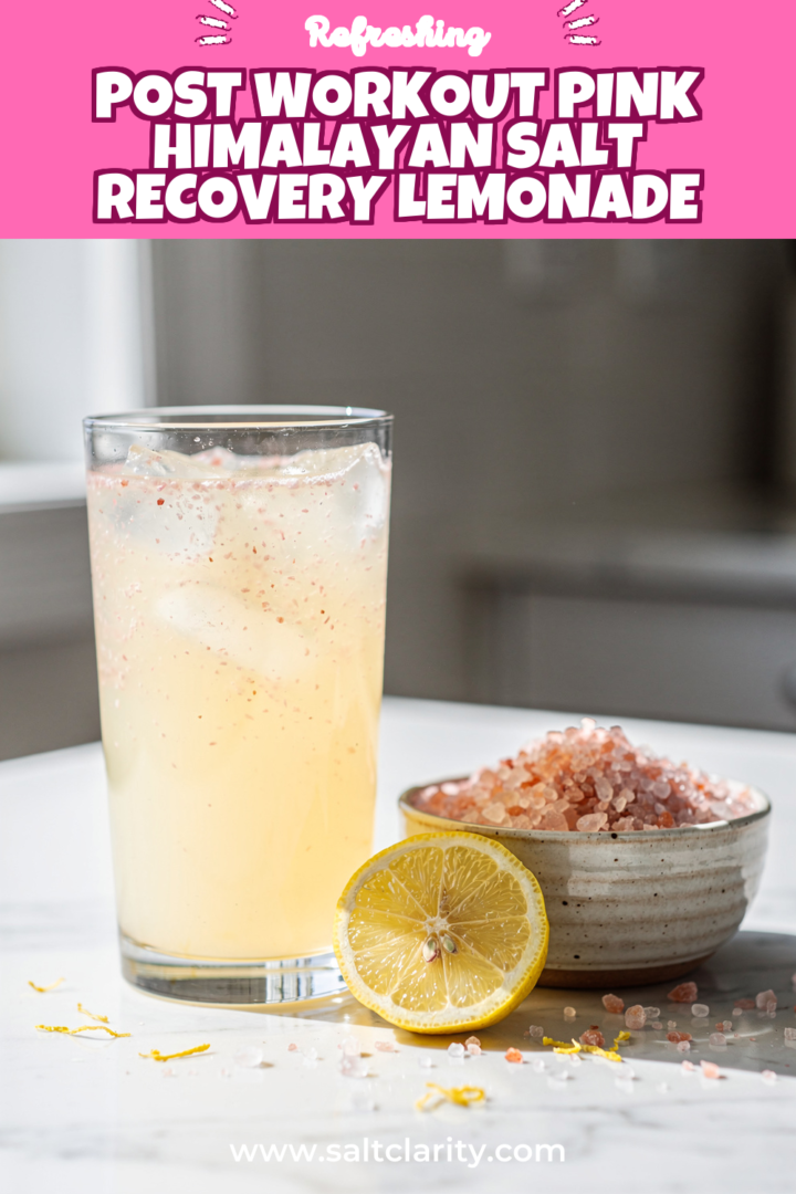 Storage and leftovers for Post Workout Pink Himalayan Salt Recovery Lemonade