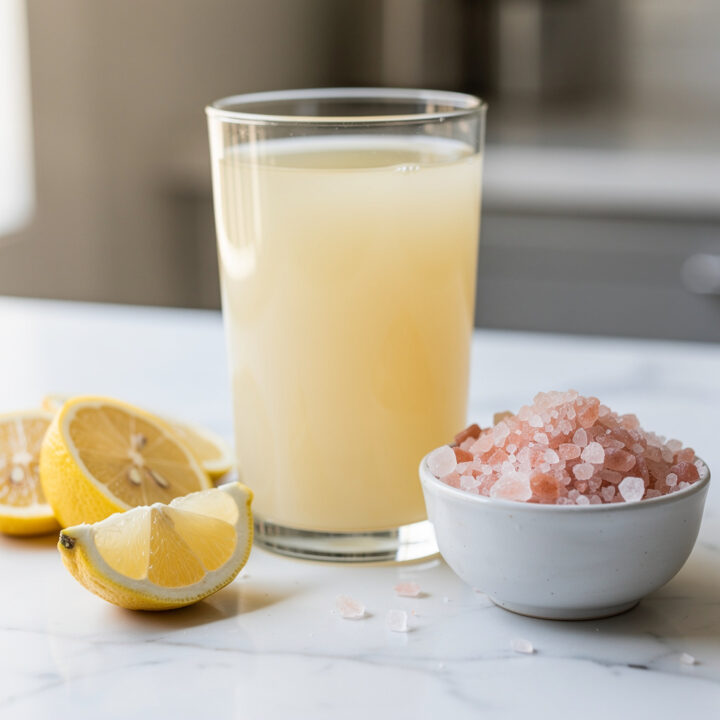 Ingredients for Post Workout Pink Himalayan Salt Recovery Lemonade