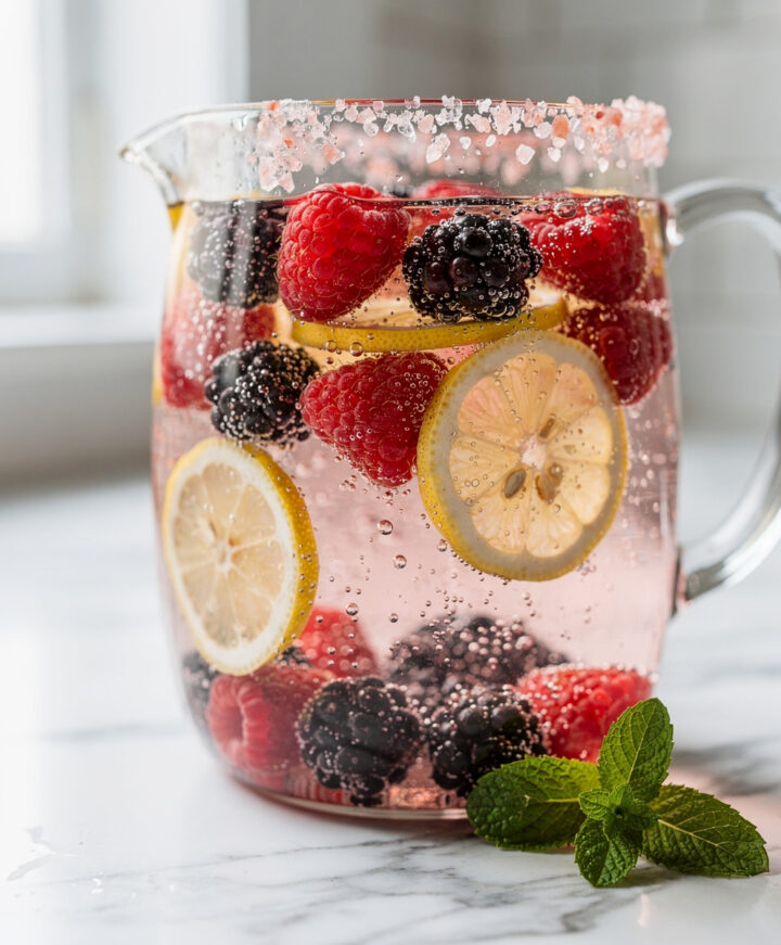 Berry Citrus Pink Salt Infused Water featured image