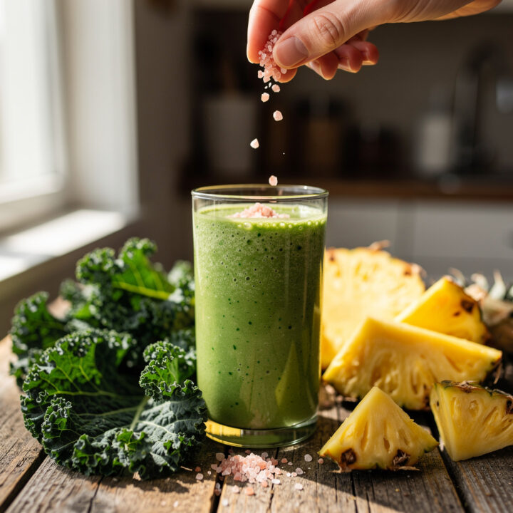 Recipe variations for Green Smoothie with a Pinch of Pink Salt
