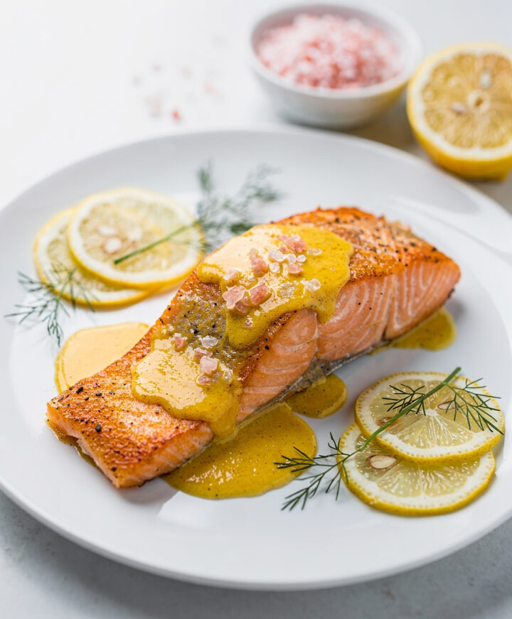 Pan-Seared Salmon With Pink Salt Citrus Butter featured image