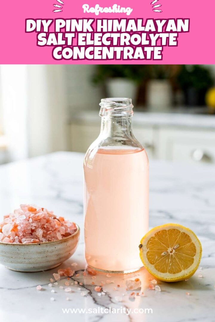 Storage and leftovers for Diy Pink Himalayan Salt Electrolyte Concentrate