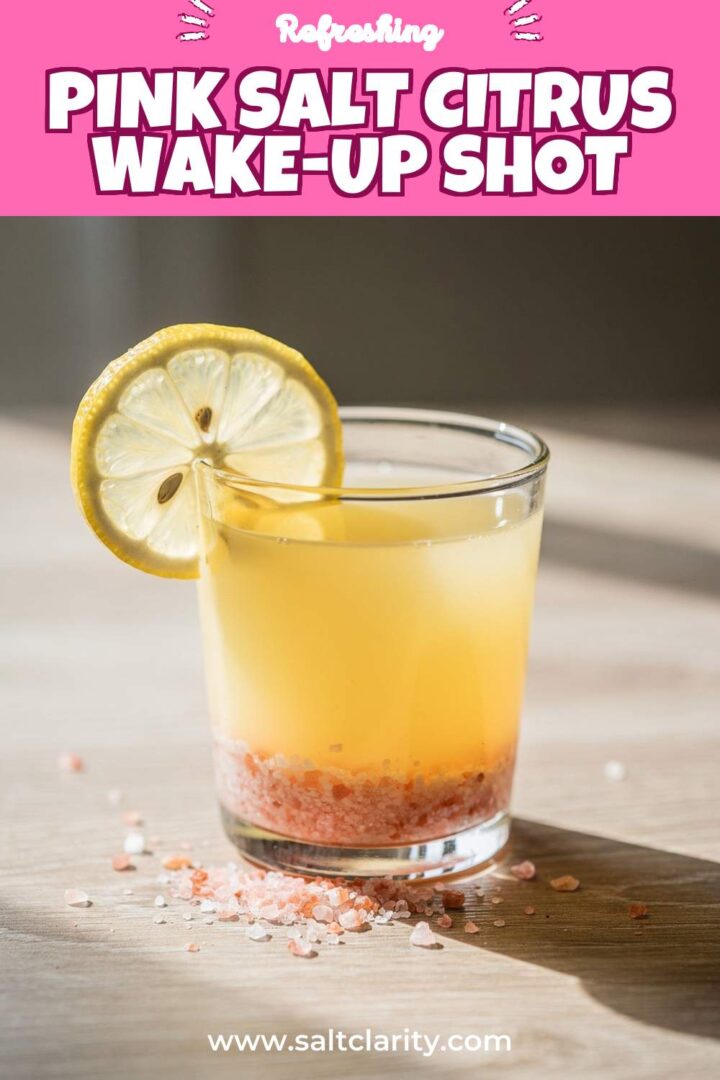 Storage and leftovers for Pink Salt Citrus Wake-Up Shot