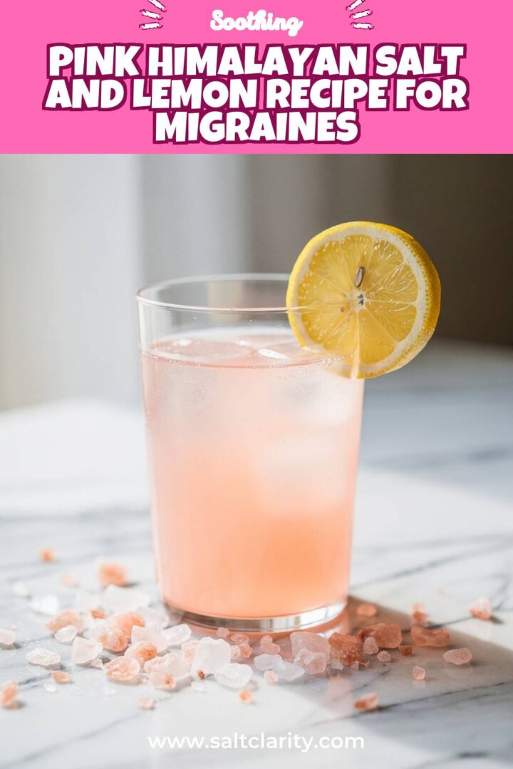 Storage and leftovers for Pink Himalayan Salt And Lemon Recipe For Migraines