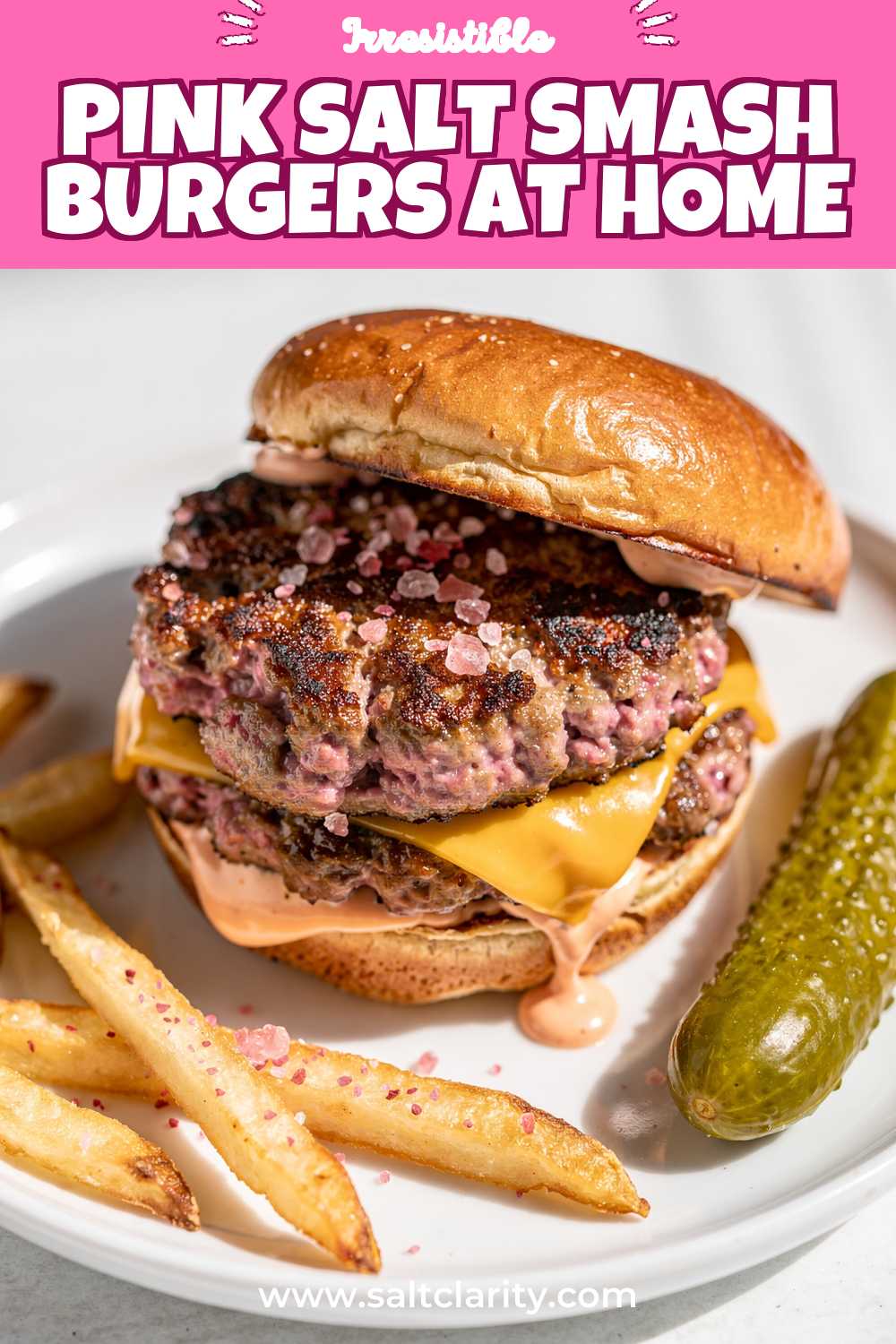 Storage and leftovers for Pink Salt Smash Burgers At Home