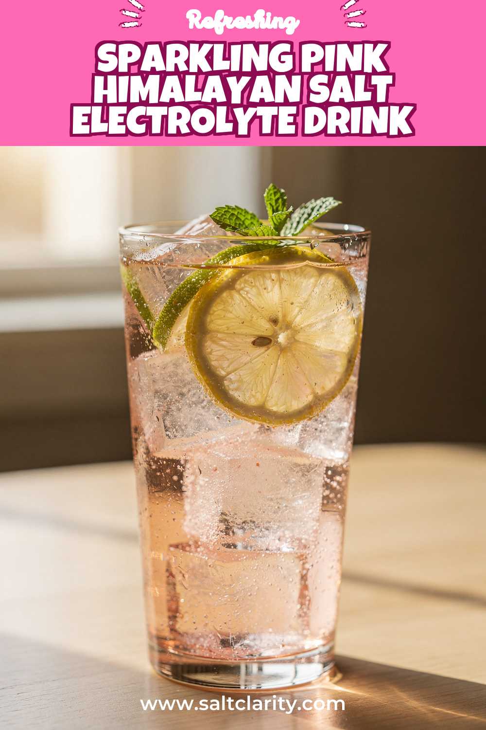 Storage and leftovers for Sparkling Pink Himalayan Salt Electrolyte Drink