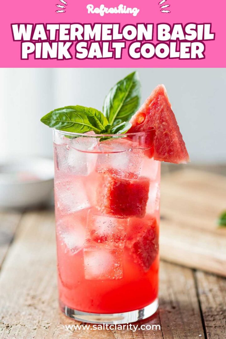 Storage and leftovers for Watermelon Basil Pink Salt Cooler