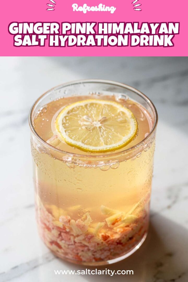 Storage and leftovers for Ginger Pink Himalayan Salt Hydration Drink