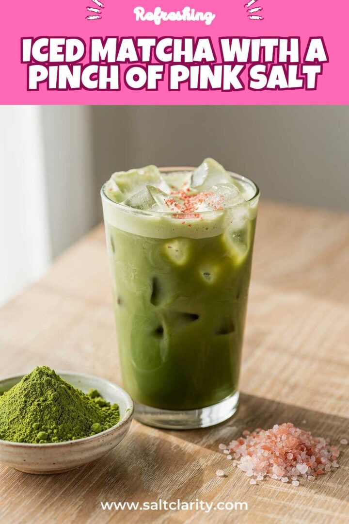 Storage and leftovers for Iced Matcha with a Pinch of Pink Salt