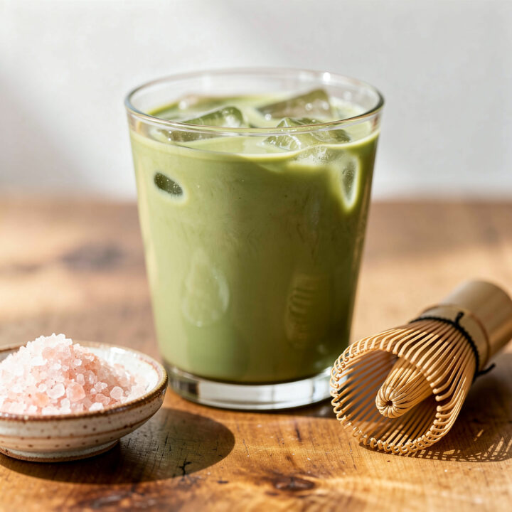 Recipe variations for Iced Matcha with a Pinch of Pink Salt