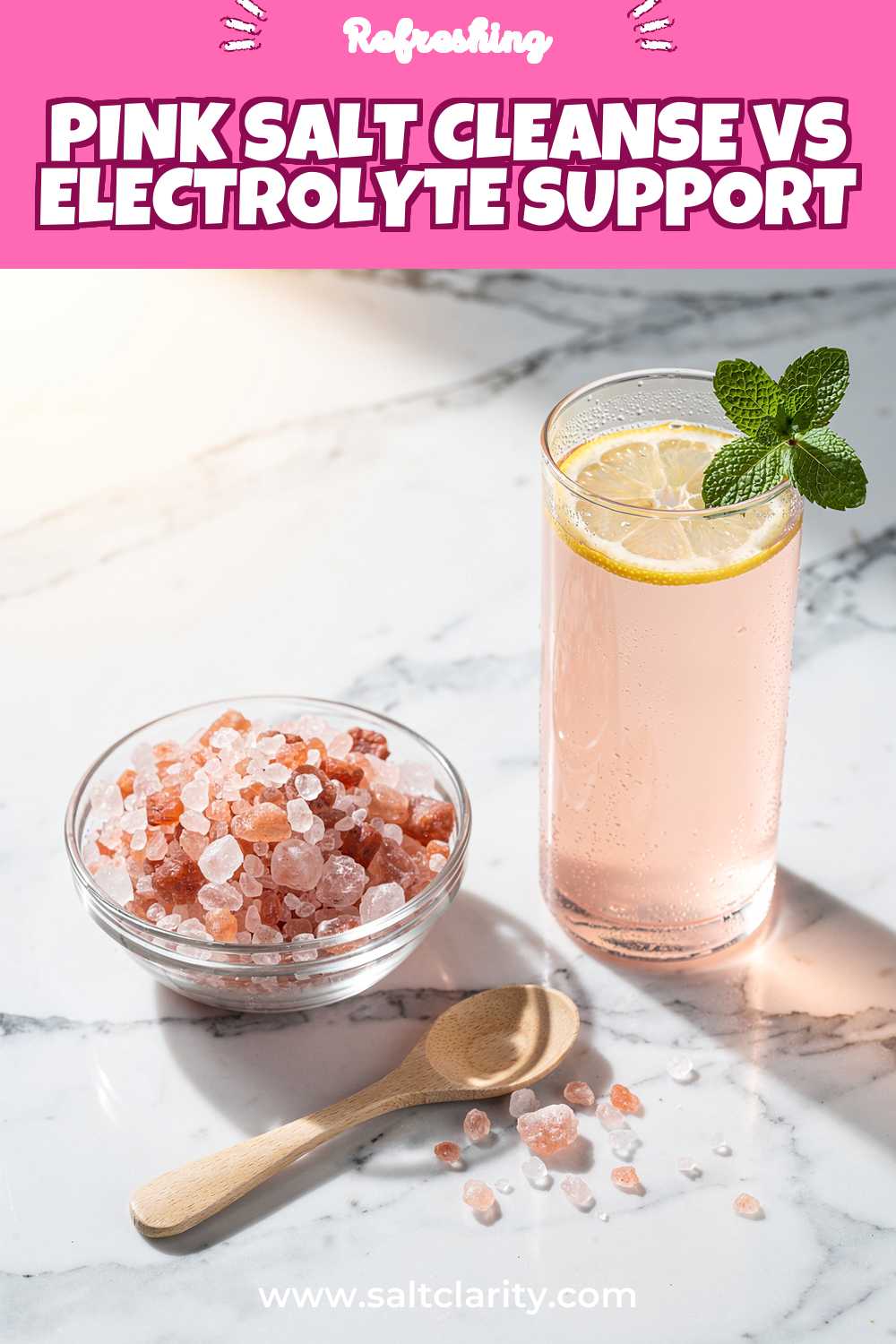 Storage and leftovers for Pink Salt Cleanse Vs Electrolyte Support
