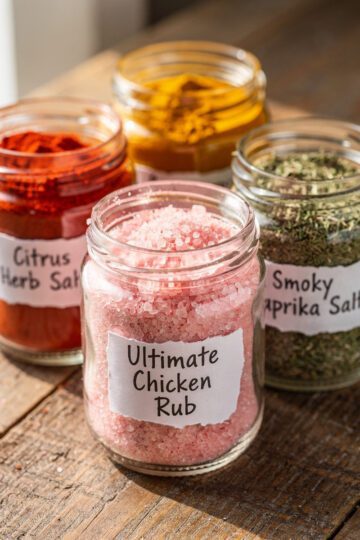 Pink Himalayan seasoning salt recipes for chicken steak vegetables seafood and popcorn