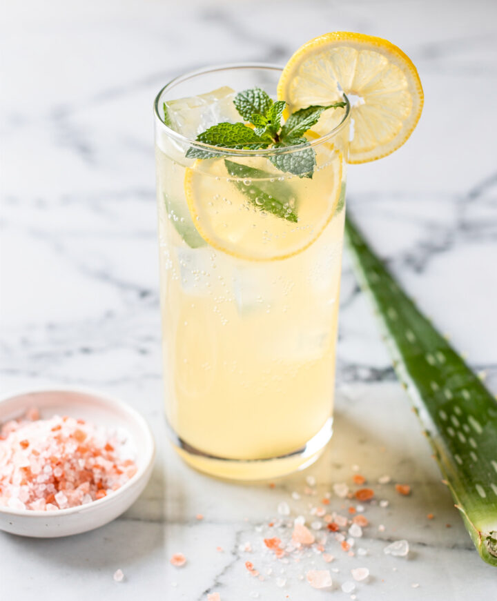 Pink Salt Lemon Aloe Refresher featured image