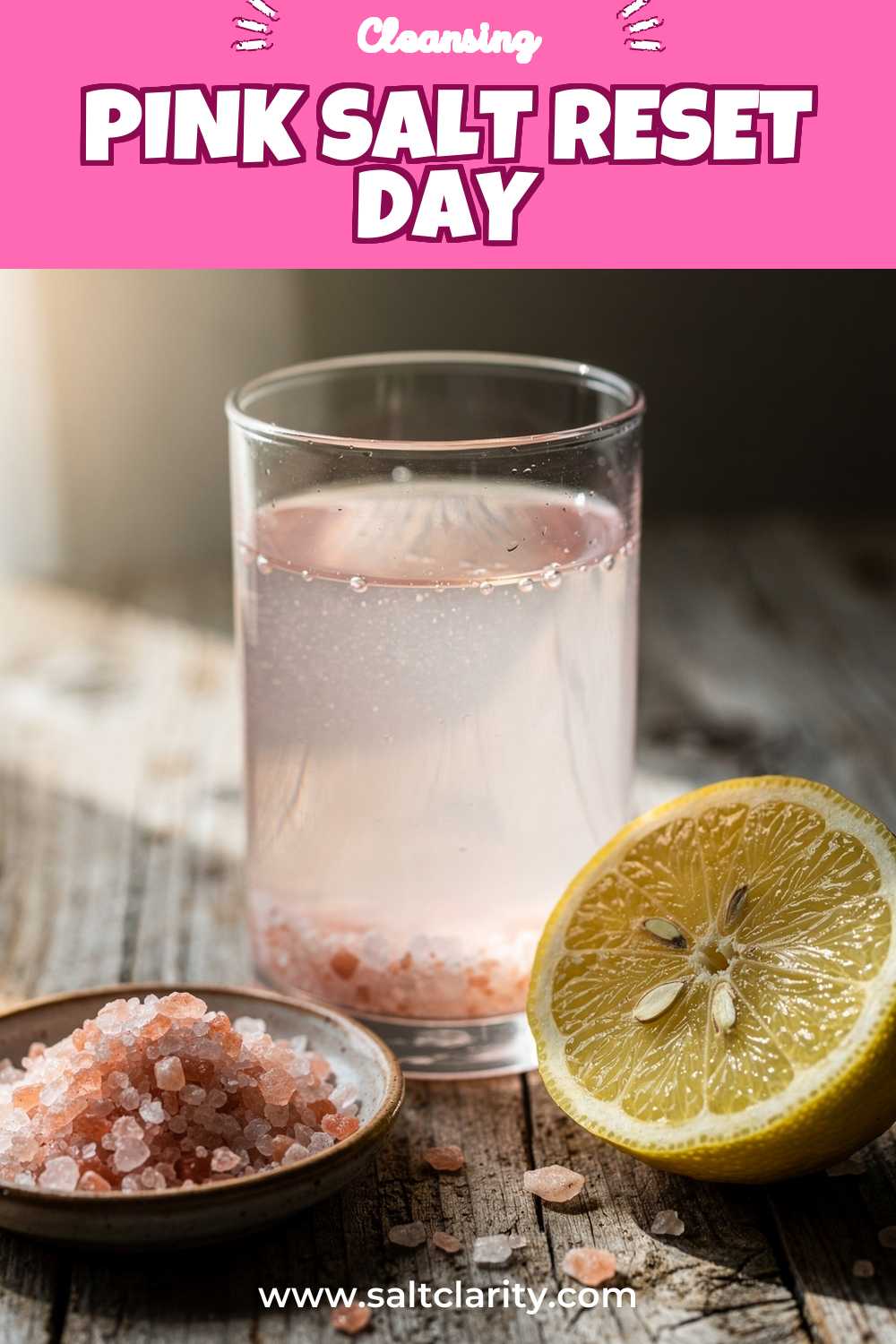 Storage and leftovers for Pink Salt Reset Day