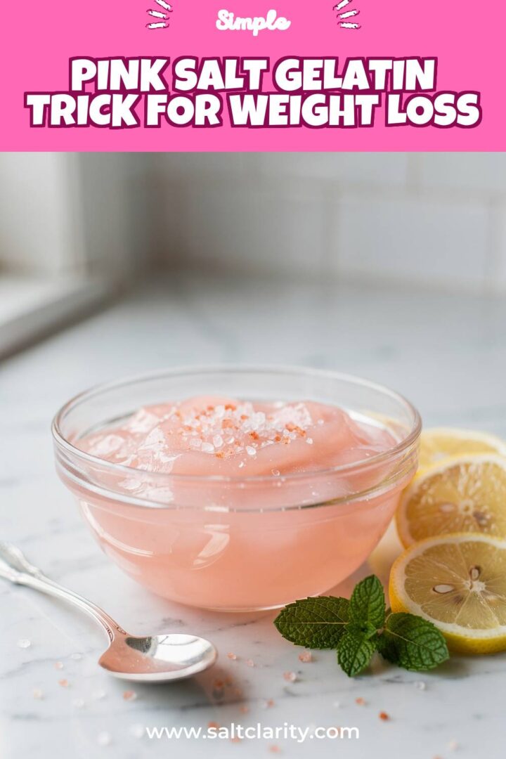 Pink Salt Gelatin Trick for Weight Loss: The Science-Backed Guide