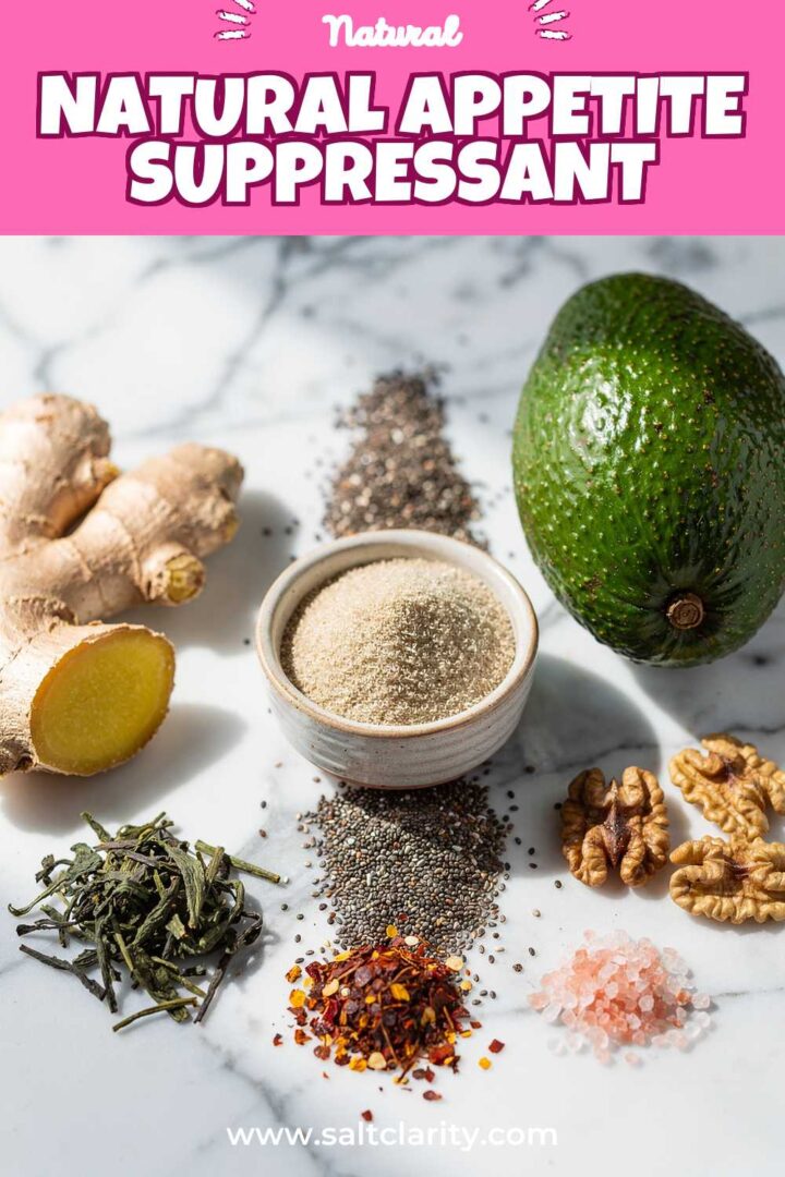 Storage and leftovers for natural appetite suppressant