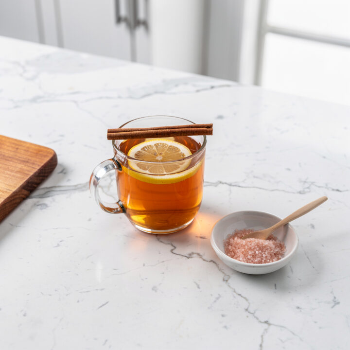 Ingredients for cinnamon tea recipe for weight loss