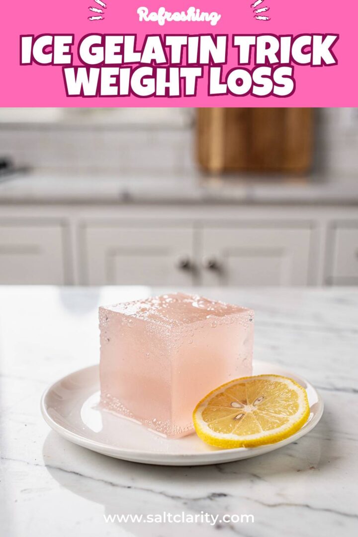 Storage and leftovers for ice gelatin trick weight loss