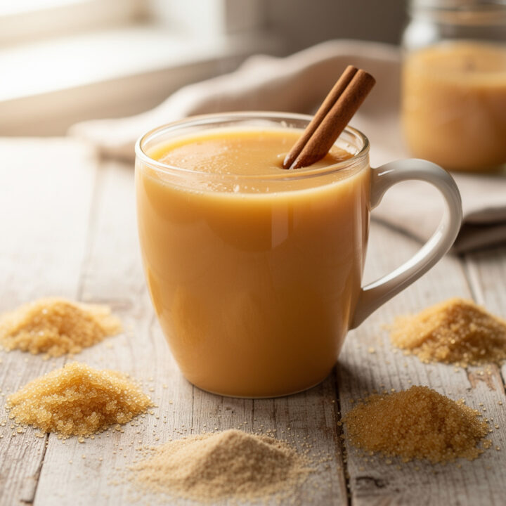 Warm golden apple cider with gelatin for weight loss