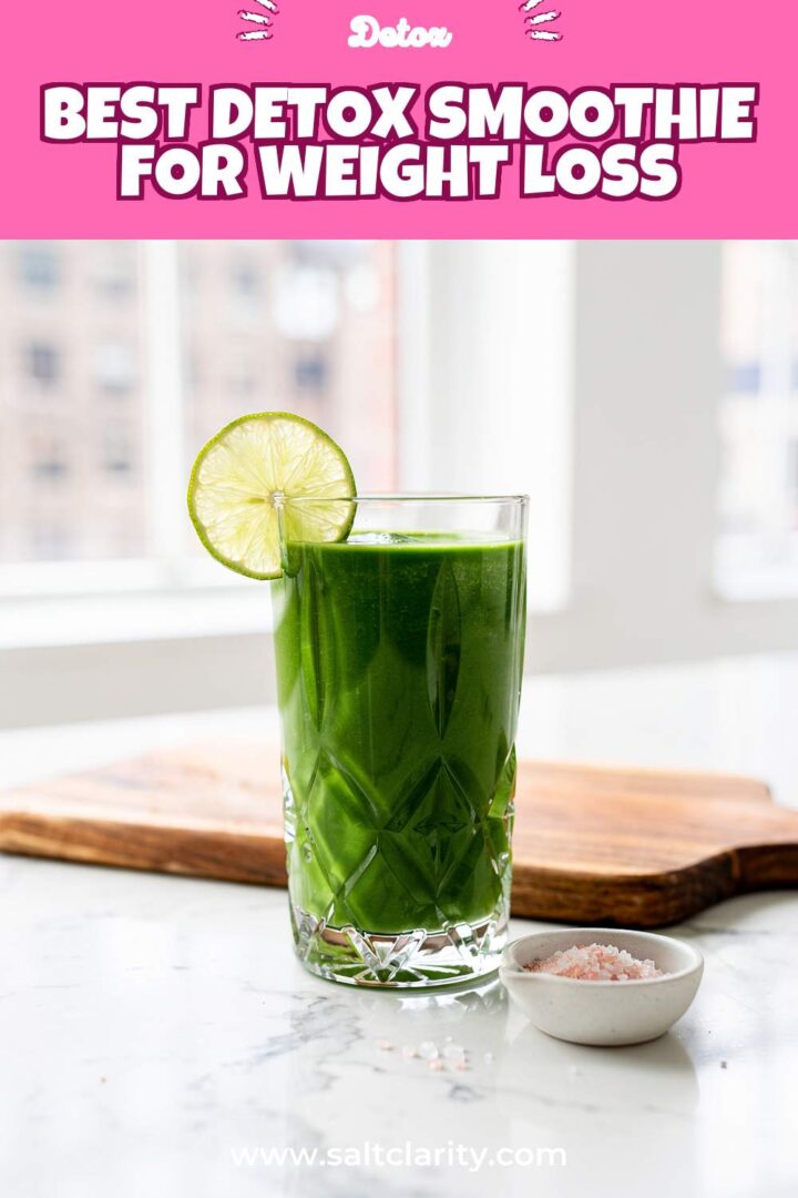 Storage and leftovers for best detox smoothie for weight loss