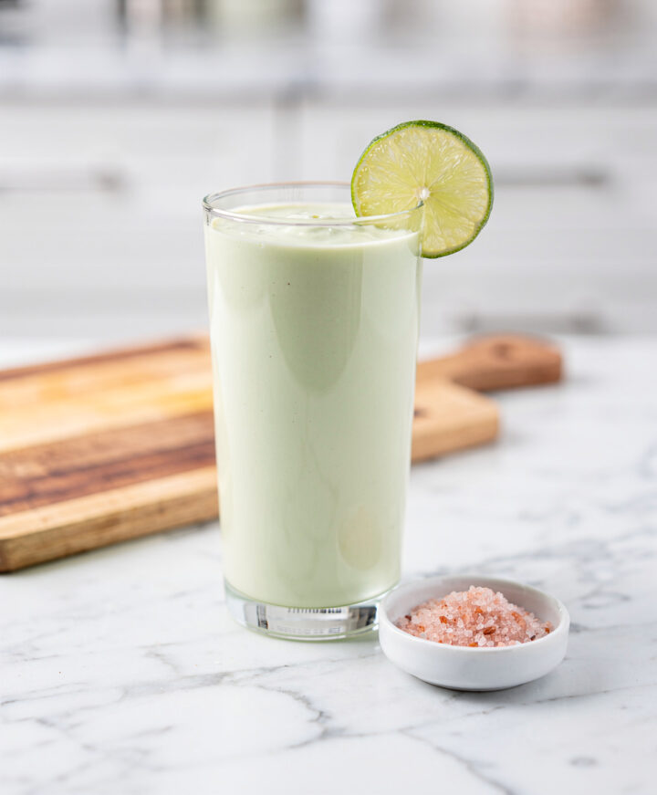 keto smoothie with pink salt featured image