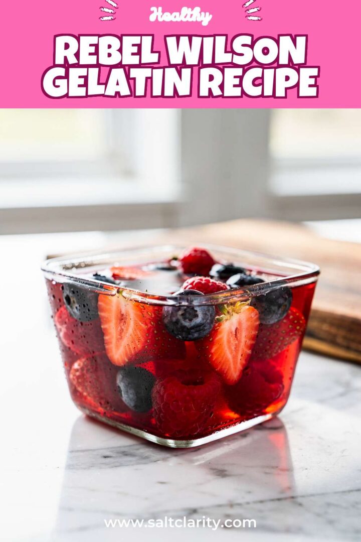 Storage and leftovers for rebel wilson gelatin recipe
