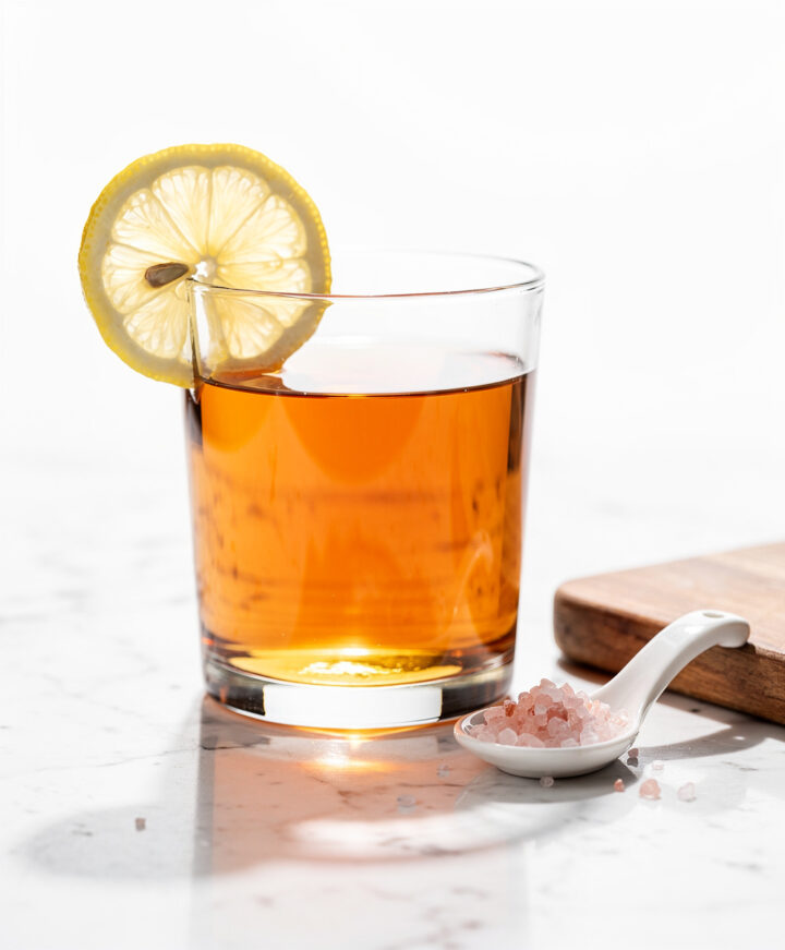 ACV drink for weight loss with pink salt featured image