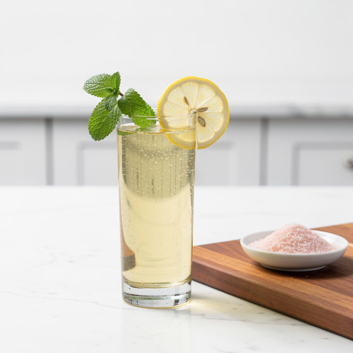 Recipe variations for lemon balm pink salt cortisol drink